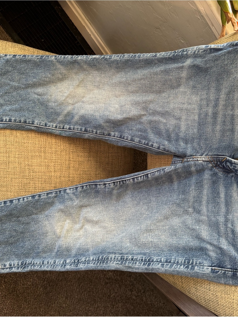 American Eagle Outfitters Men's Slim Straight Light Blue Jeans